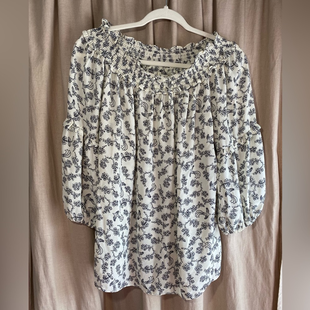 Max Studio Off The Shoulder Peasant Blouse